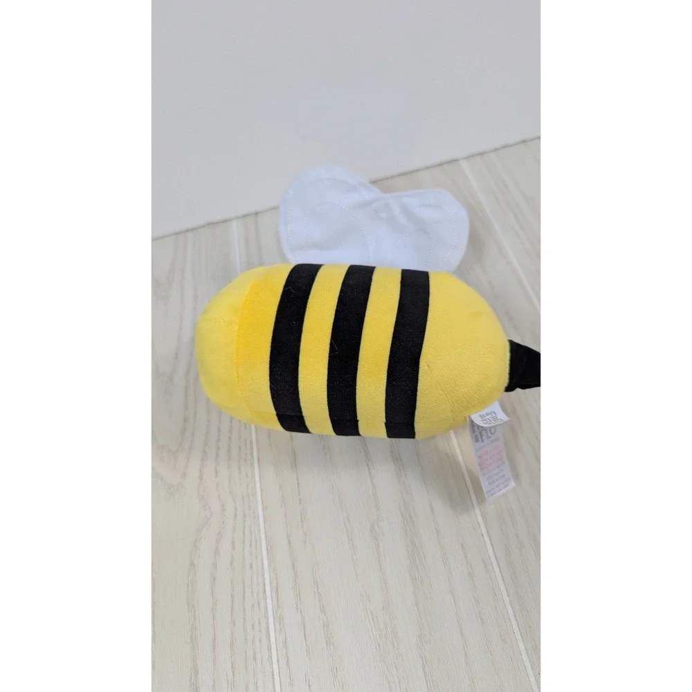 Fred & Flo Bumble Bee Squishy Plush Yellow Black Striped White Crinkle Wins